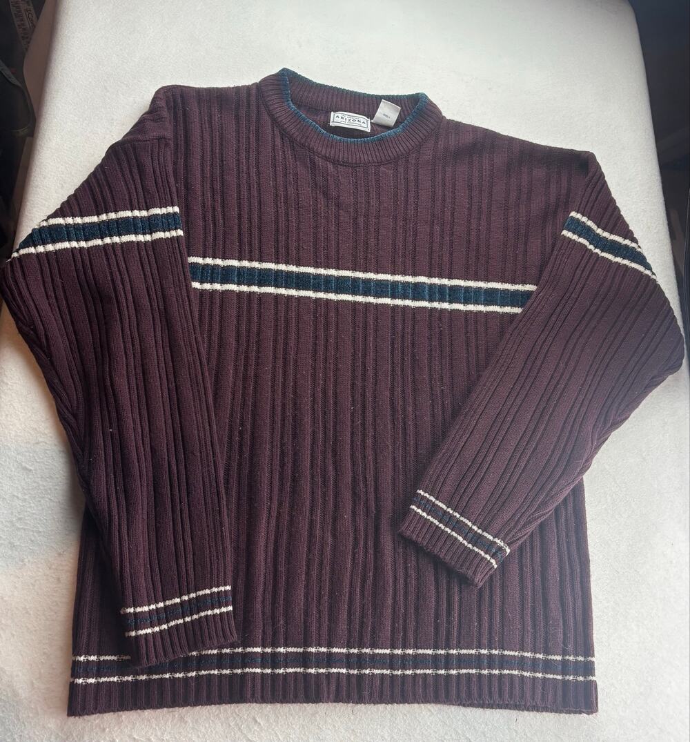Arizona The Original Y2K VTG Long Sleeve Crewneck Sweater Size Large